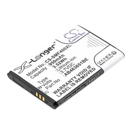 Batteri til SmartPhone, Mobil til Samsung SGH-F400, SGH-F408, GT-M7500 og andre.