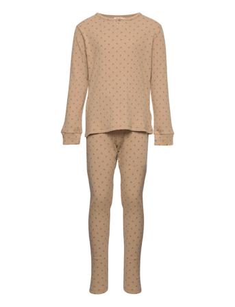 Nmmlolo Ls Night Set Lil Brown Lil'Atelier
