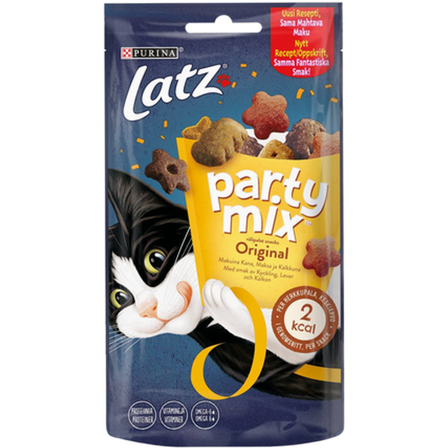 Purina Latz - Latz Party Mix Original 60 g - Katt - Kattegodteri & kattegress - Belønningsgodbiter katt - ZOO.no
