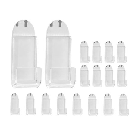 Vinylplate veggfeste, 18. st Akryl vinylplateholder selvklebende klar vinyl display hylle-WELLNESS