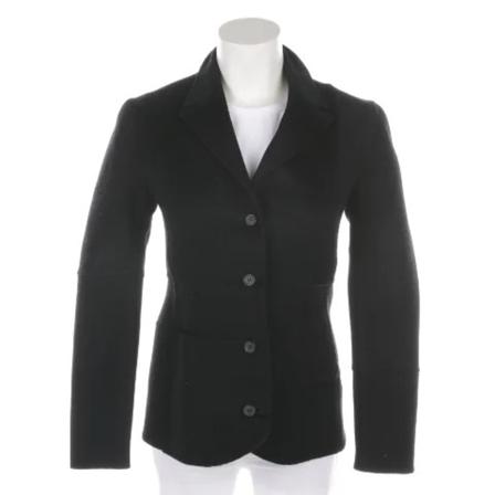 Prada Vintage Pre-owned Wool outerwear Sort, Dame Vintage Jakker