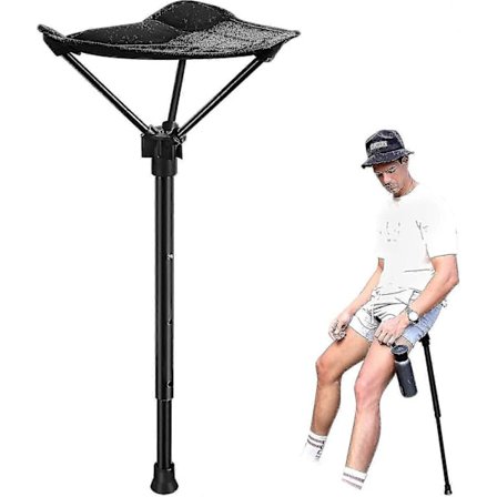 Kannettava jakkara, korkeussäädettävä istuin, sisäänvedettävä ulkokalastustuoli 4 vaihteella