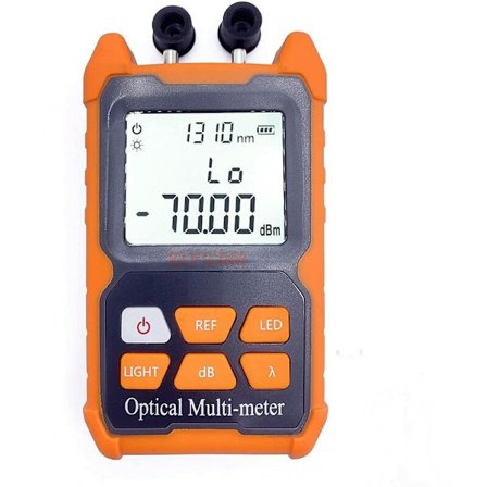 Bærbar optisk multimeter E-200 fotometer med VFL, testrekkevidde: -70 dBm til +6 dBm