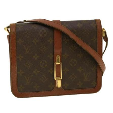 Louis Vuitton Vintage, Pre-owned Canvas louis-vuitton-bags Bruin, Dames, Maat:ONE Size