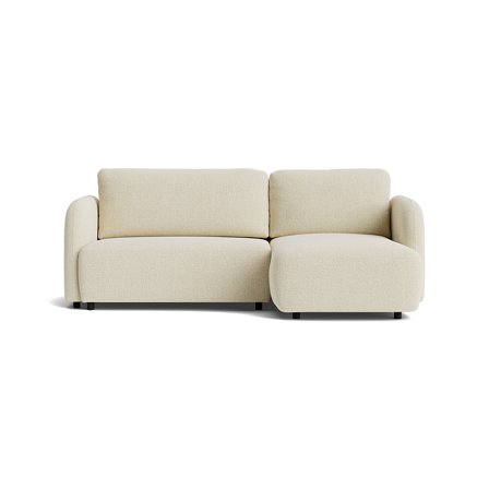 Arezzo chaiselong sovesofa, højrevendt - Nordic Beige - 241x154x90 - Sofa, sovesofa, chaiselong