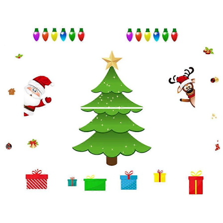 1 Sæt Jule-tema Køleskabsmagneter Bedårende Magnetiske Klistermærker Julefrokost Dekorationer