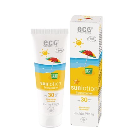 Eco Cosmetics Sollotion SPF30 Aloe Vera & Karanja 125 ml