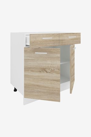 VCM - Skab Esilo 2 Doors/ 1 Drawer - Flerfarvet - Hylder & opbevaring - Fra Homeroom