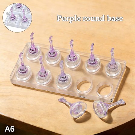 Neglekunst Display Stativ Ikke-Magnetisk Negleholder For Brukbare Akryler