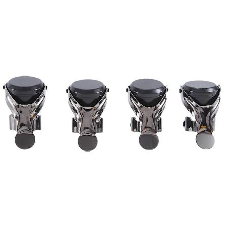 4-pack Sealer Bar Stopper Vinflaskkork Mousserande Vin Champagne Kork Rostfritt Stål Bar Champagne Kork Svart