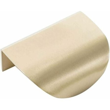 Bladformet Skuffehåndtak Messing Møbel Dørknapp Trekk Skap Skap Dørhåndtak L60 Solid (2 stk)