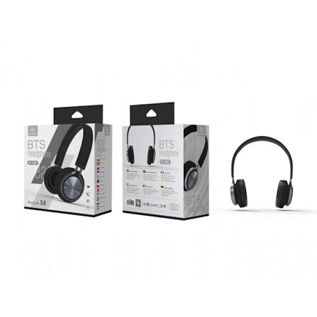 Bluetooth Hörlurar med Mikrofon Svarta (Bt-Sd-Fm-Call)