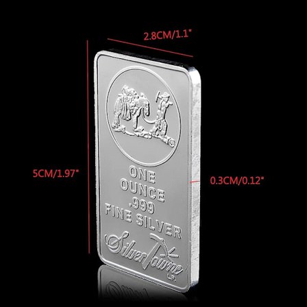 Prospector 1oz Sølvbelagt Kentaur Mindesmønt Union Metal Coinzszjbv53 (FMY)