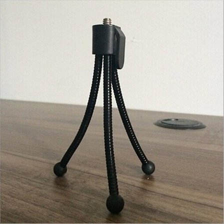 Bærbar Metal Tripod Telefon Kamera Fastgørelsesstativ