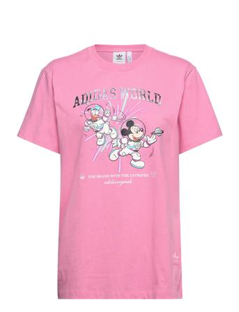 Disney Graphic T-Shirt T-shirt Top Lyserød Adidas Originals