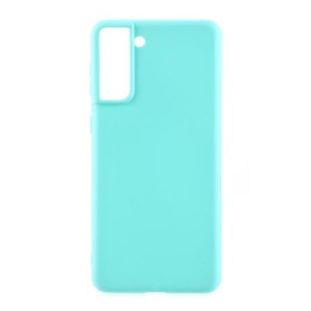 Samsung Galaxy S21 Plus - Matt TPU Skal - Cyan