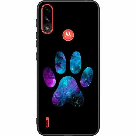 Motorola Moto E7i Power Svart Skal Galaxy Paw