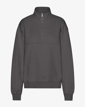Organic Quarter Zip - Lava Grey - Female - XL