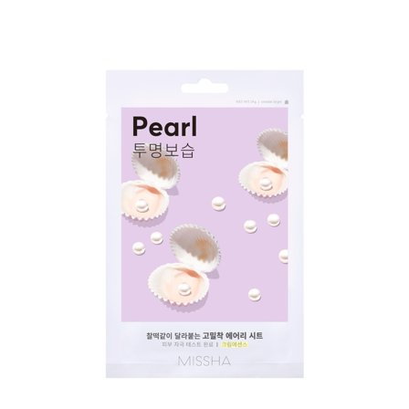 MISSHA Mask Airy Fit Sheet Pearl 19g - Maschera Illuminante viso