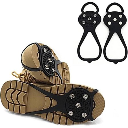 Universelle sklisikre grepsknotter, sklisikring for sko, slitesterke stegjern med god elastisitet, enkle å ta på og av