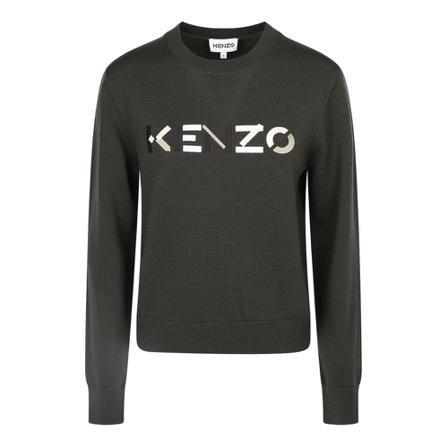 Kenzo, branded sweater Szary, Kobieta, Rozmiar: M