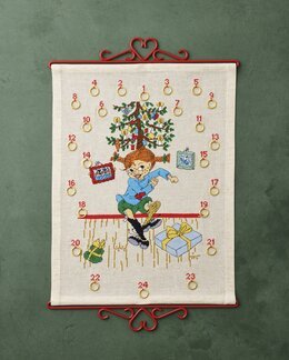 Broderikit Kalender Pippi under træet - Permin