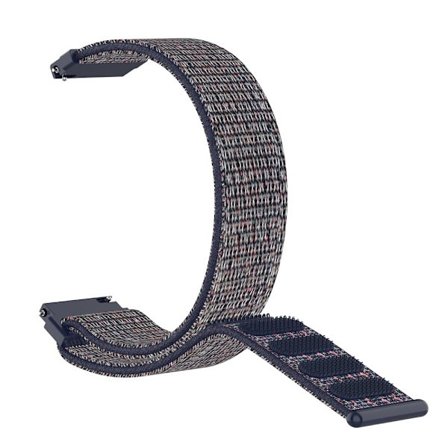 Nylonarmband med kardborreknäppning - Blå (20 mm)