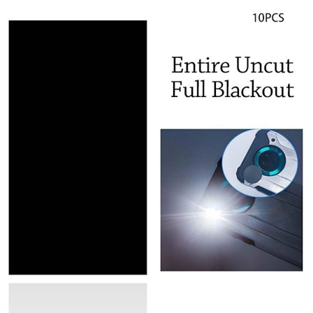 10 STK Auto Stickers Blackout Stickers B(FULD SHADING) B(FULD