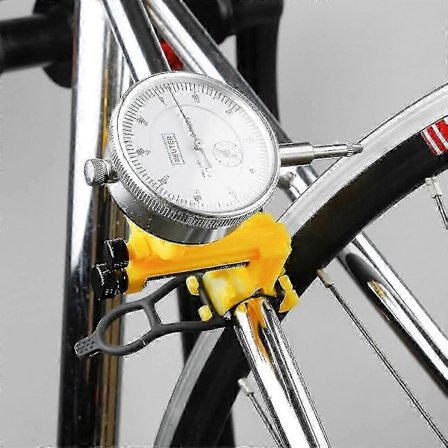 Profesjonelt sykkelhjulrettverktøy, verktøy for reparasjon av sykkelhjul, prosenttabell, justeringsverktøy for sykkelfelger, 