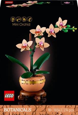Lego Botanicals Miniorkidé Plantegave 10343, Børn & Forældre, Motorik & Bevægelse, Klodser Og Stabletårne