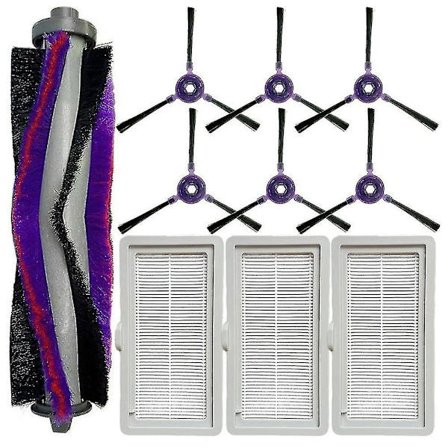 10 kpl Pää- ja Sivuharjan Suodatinsetti Samsung Powerbot-e Vr05r5050wk-WELLNGS:lle