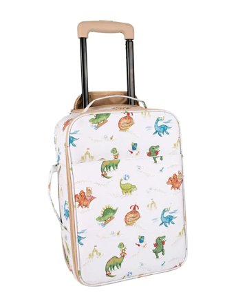 Kuffert I Genanvendt Pet - Dino Beach Cream Filibabba