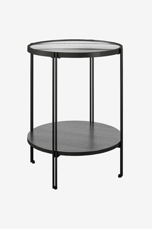 Dorel Home - Endebord Rundt Wainwright - Svart - Avlastningsbord & sidebord - Fra Homeroom