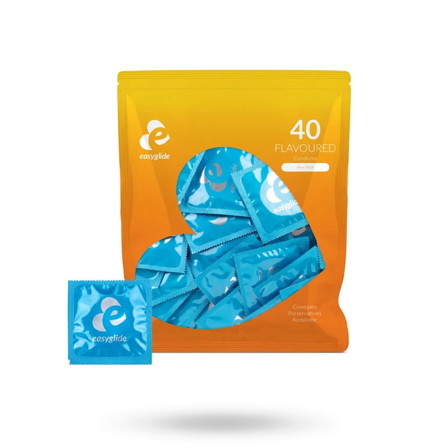 Flavored Condoms 40-pack - Vuxen.se - Kondomer med smak