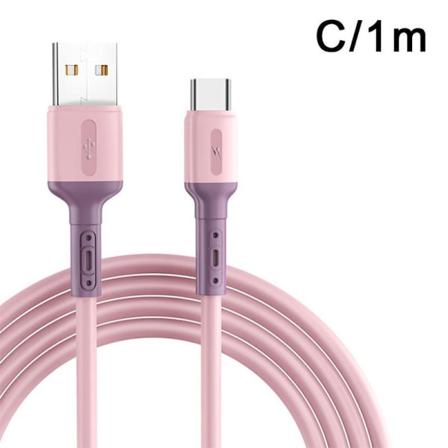 Datakabel För Flytande Silikon Lämplig För Apple Android Type-c Mob