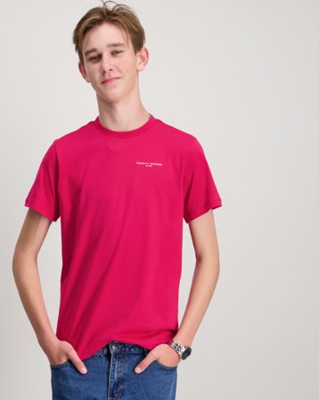 Tommy Hilfiger MINI CORP T-SHIRT Rød T-skjorter Gutt - Kids Brand Store