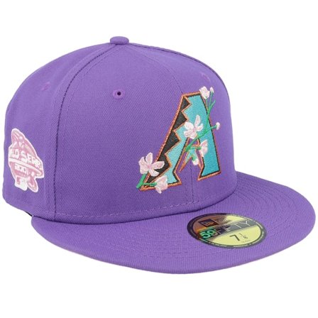 New Era - Púrpura fitted Gorra - Arizona Diamondbacks 59FIFTY Sidepatchbloom Purple Fitted @ Hatstore