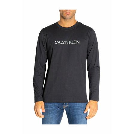 Calvin Klein Long sleeve T-Shirt Sort, Herre Langærmet