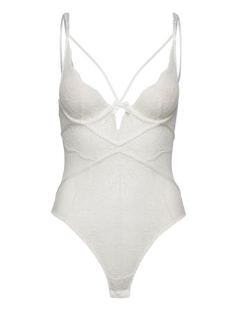 Isabelle Underwired Body Bodies Slip Hvid Hunkemöller
