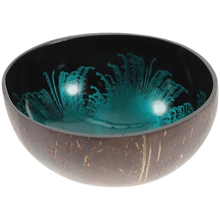 Naturlig Kokosnötsskål Förvaringsskål Godisbehållare Nötthållare (Mönster 3)