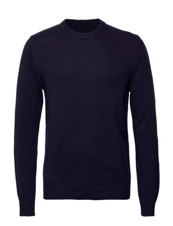 Jprlambswool Knit Crew Neck Ln Neulepaita Pyöreä Kaula-aukko Sininen Jack & J S
