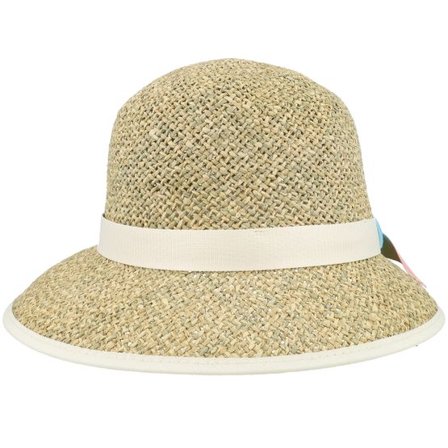 Seeberger - Beige straw Hatt - "Paper Straw Natural Cloche " @ Hatstore