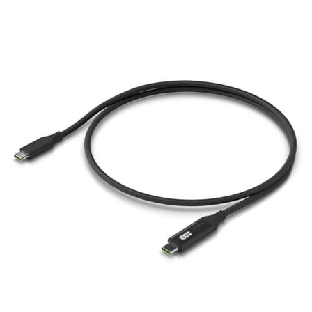 Ubiquiti USB-C-kabel 1m 100W 480Mbps Svart med Skärm