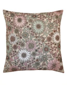 Pudebetræk Alva floral Lysegrøn