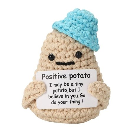 Sjov positiv dukke kartoffel held og lykke gaver positiv dukke kartoffel lomme kram med opmuntring positivt kort