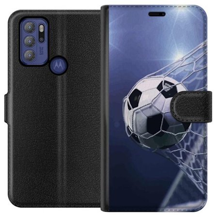Kompatibelt Lommeboketui til Motorola Moto G60S Fotball Fart Nett Ball Sport Kamp