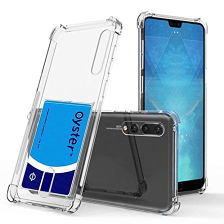 Huawei P20 Pro - Robust Skyddsskal med Korthållare FLOVEME