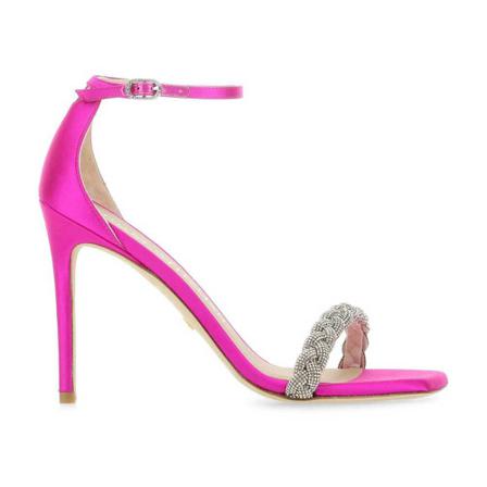 Stuart Weitzman, High Heel Sandals Roze, Dames, Maat:38 EU