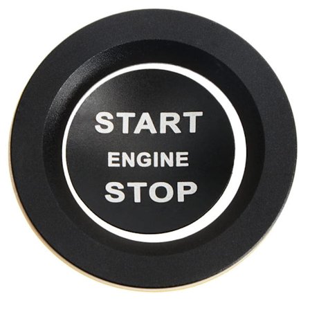 Motor Push Start/Stop-knapp Deksel Startknapp Deksel Trim Bil