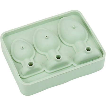 Prank Butt Plug-formede Isterningebakker, Sjov Silikoneform til DIY Kage Chokolade Slik